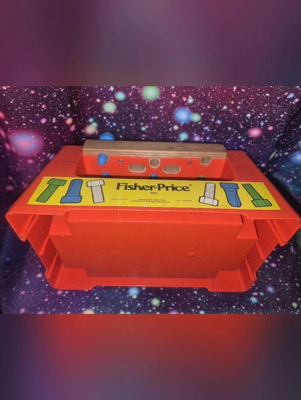 🛠️✨ Vintage Fisher-Price Workbench #927 – Original Parts – Classic 1970s/80s